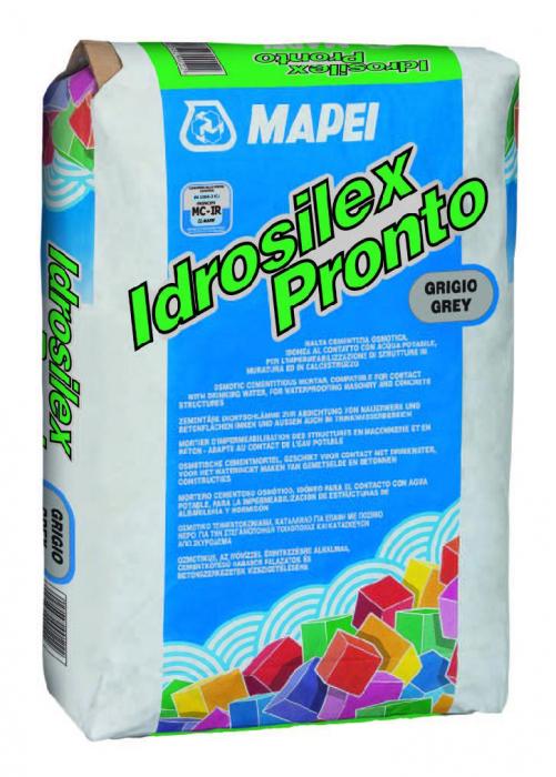 Hidroizolatie rigida Mapei Planiseal 88 - Idrosilex Pronto gri 25 kg [1]